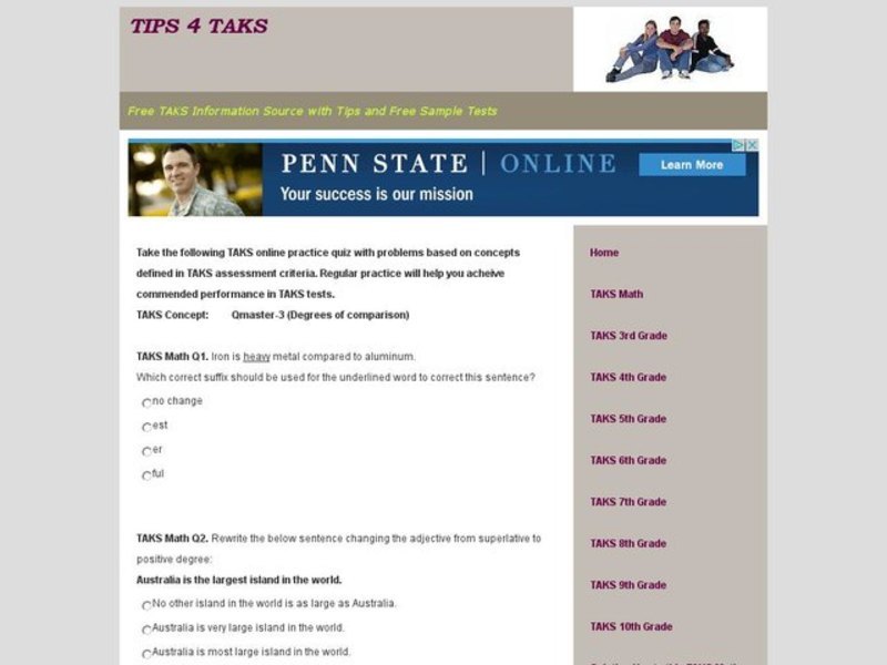 Qmaster-3 (Degrees Of Comparison) Interactive
