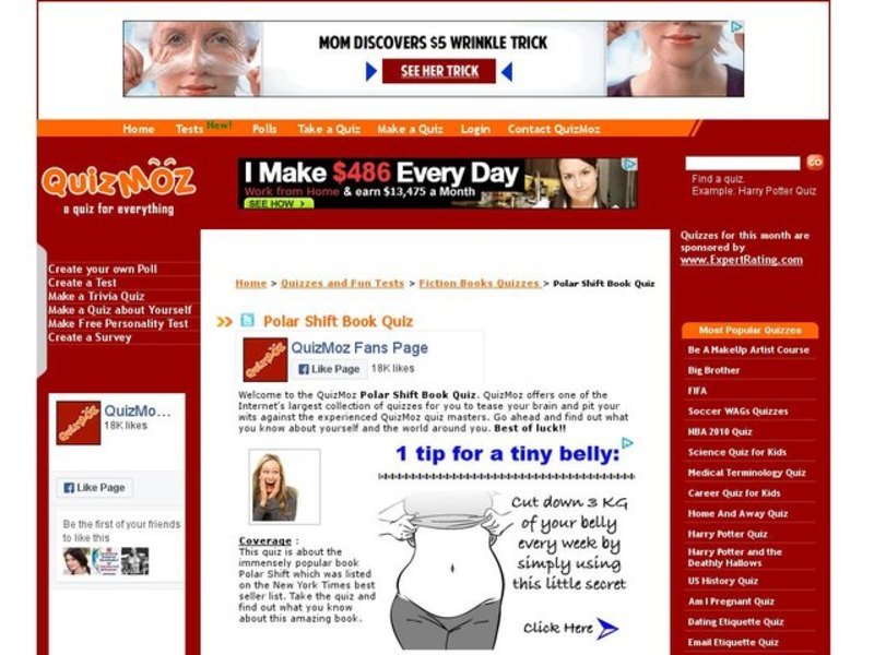 "Polar Shift" Book Quiz Interactive