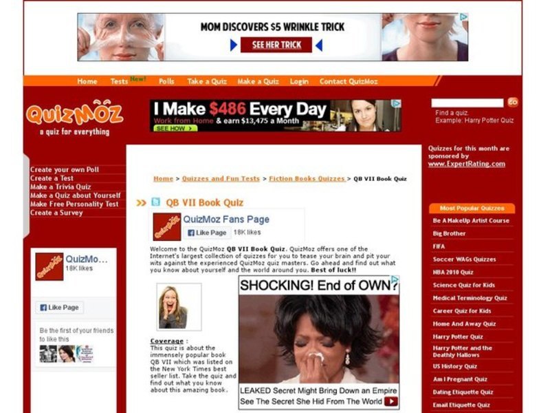 "QB VII" Book Quiz Interactive