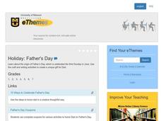 Father's Day Lesson Plan