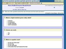 Horse Health Everyone Should Know! Interactive