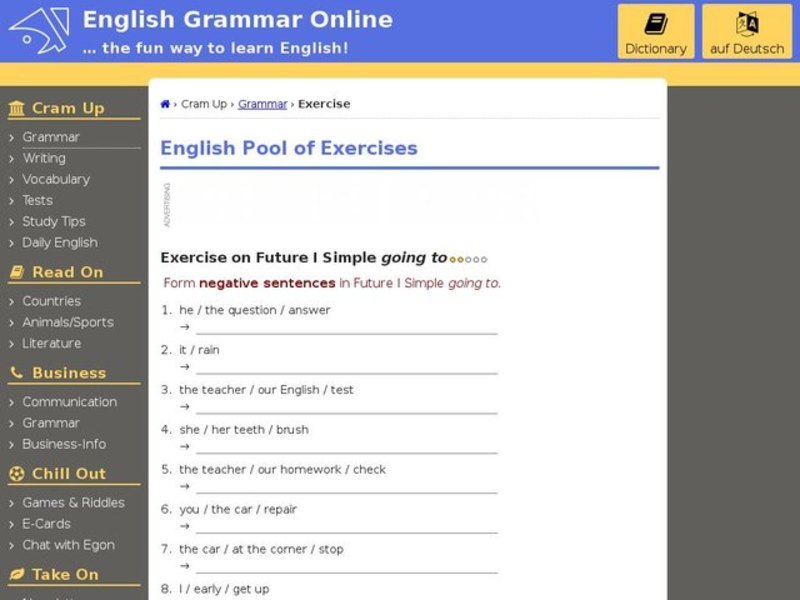 Future I Simple-Going to Interactive