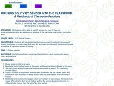 FEMALE MOVERS AND SHAKERS IN HISTORY Lesson Plan