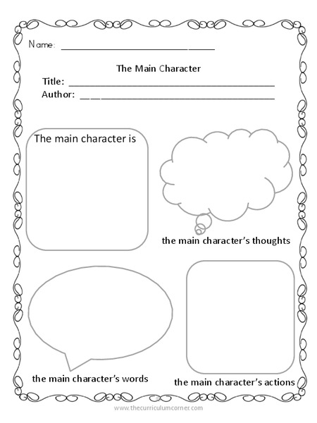 Fiction Graphic Organizers Organizer
