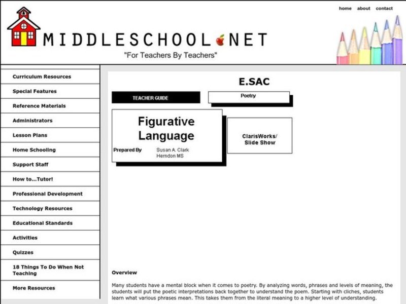 Figurative Language Lesson Plan