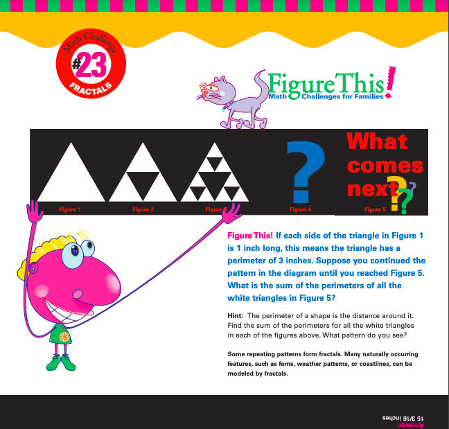 Math Challenge #23: Fractals Activity