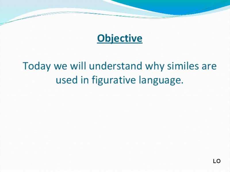 Figurative Language: Similes PPT