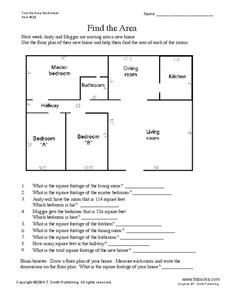 Find the Area Worksheet