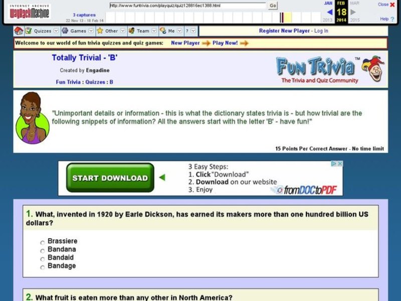 Totally Trivial - B Interactive