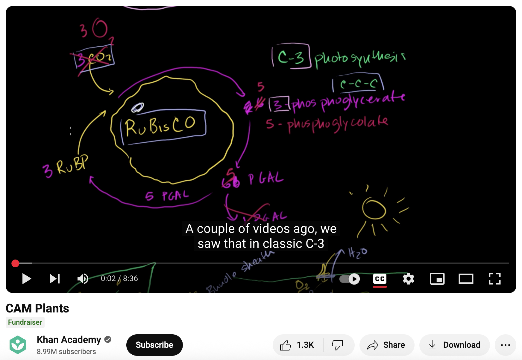 CAM Plants Instructional Video