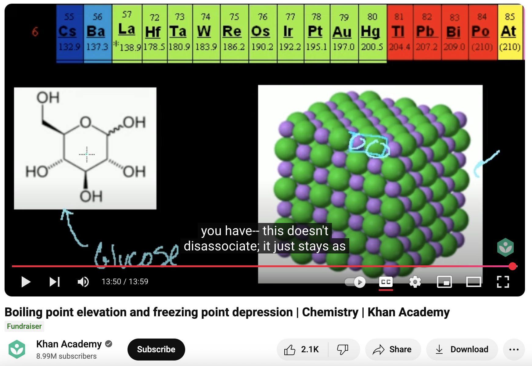 Boiling Point Elevation and Freezing Point Depression, Chemistry Instructional Video