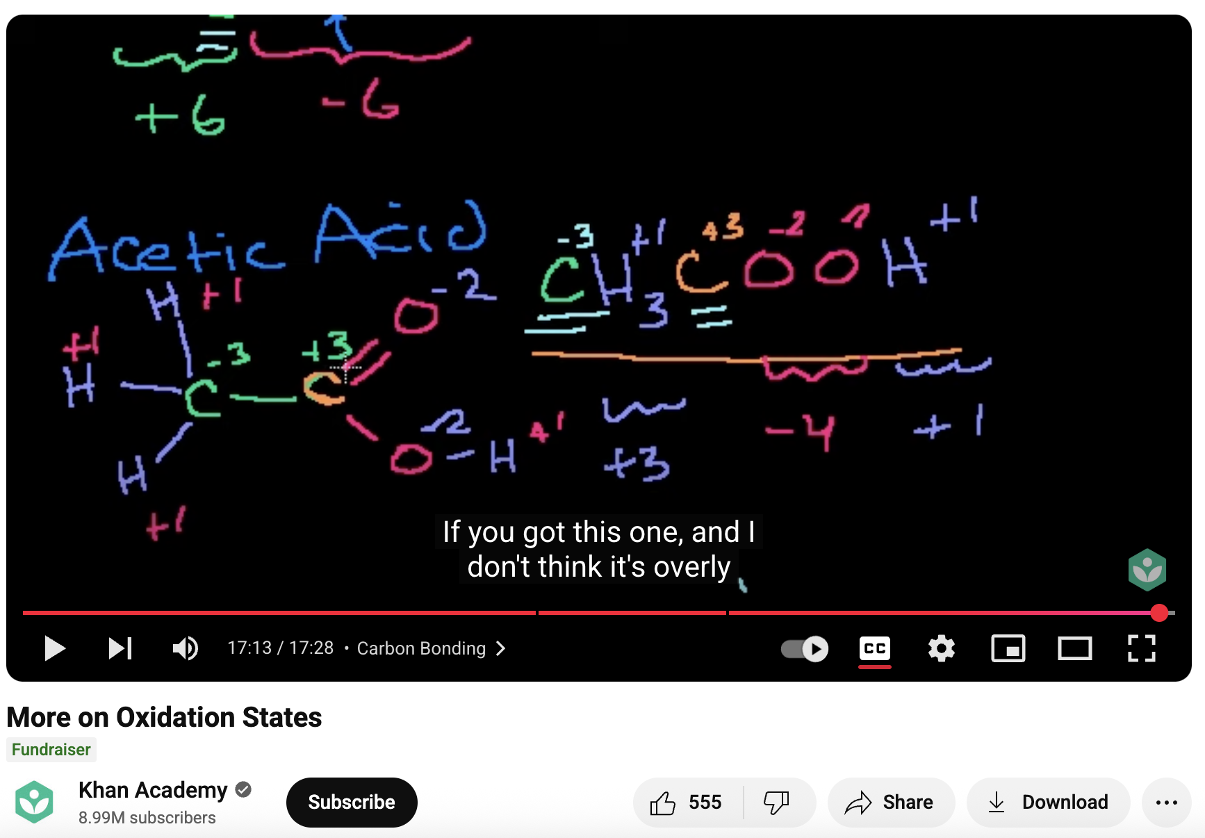 More on Oxidation States Instructional Video