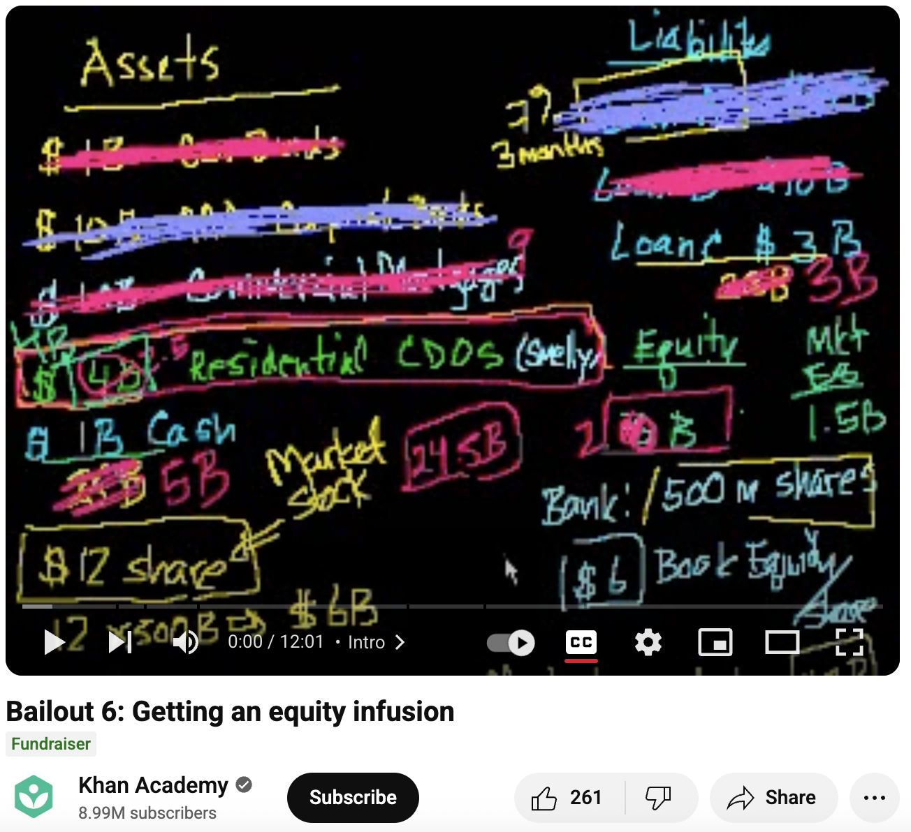 Bailout 6: Getting an Equity Infusion Instructional Video
