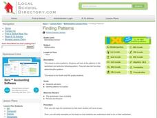 Finding Patterns Lesson Plan