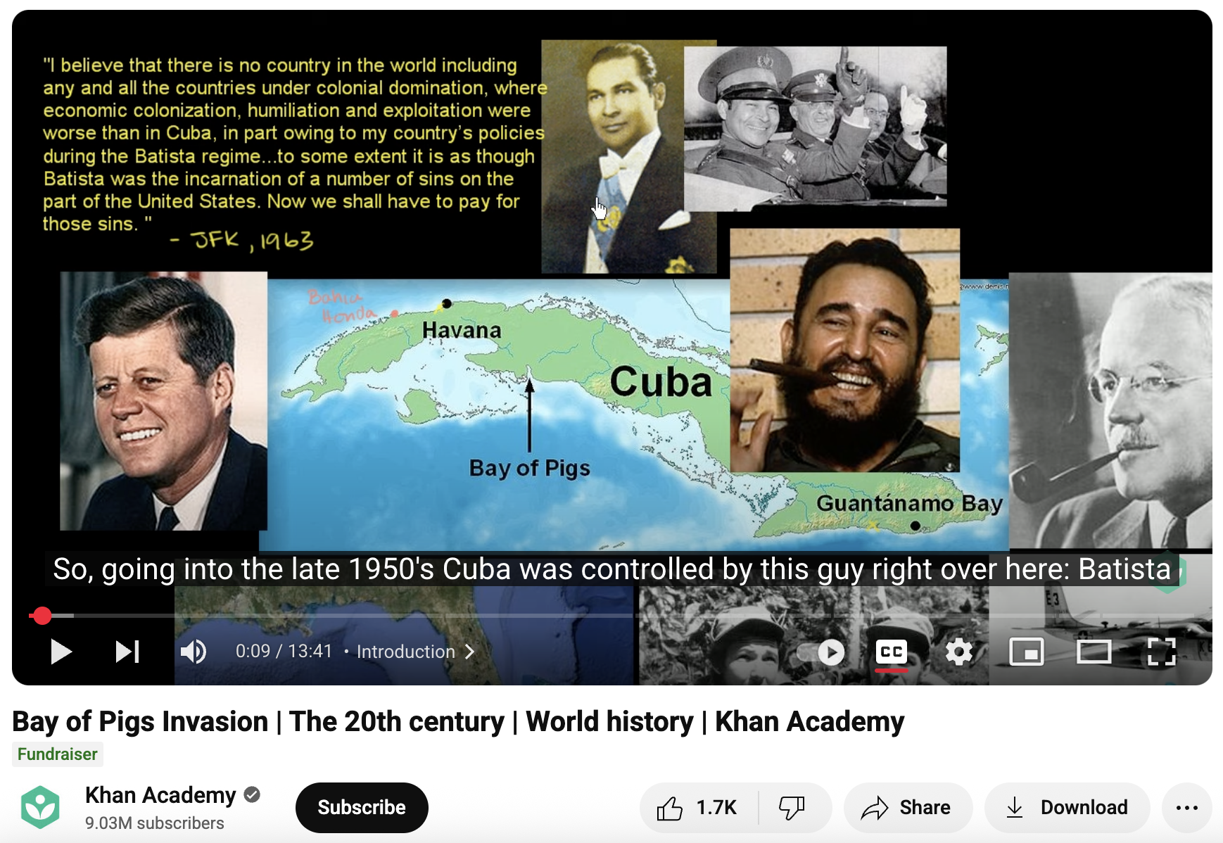 Bay of Pigs Invasion, The 20th Century, World History Instructional Video