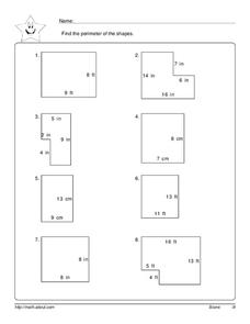 Finding Perimeter Worksheet