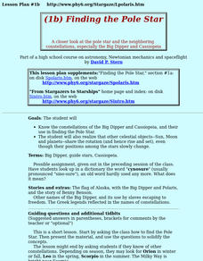 Finding the Pole Star Lesson Plan