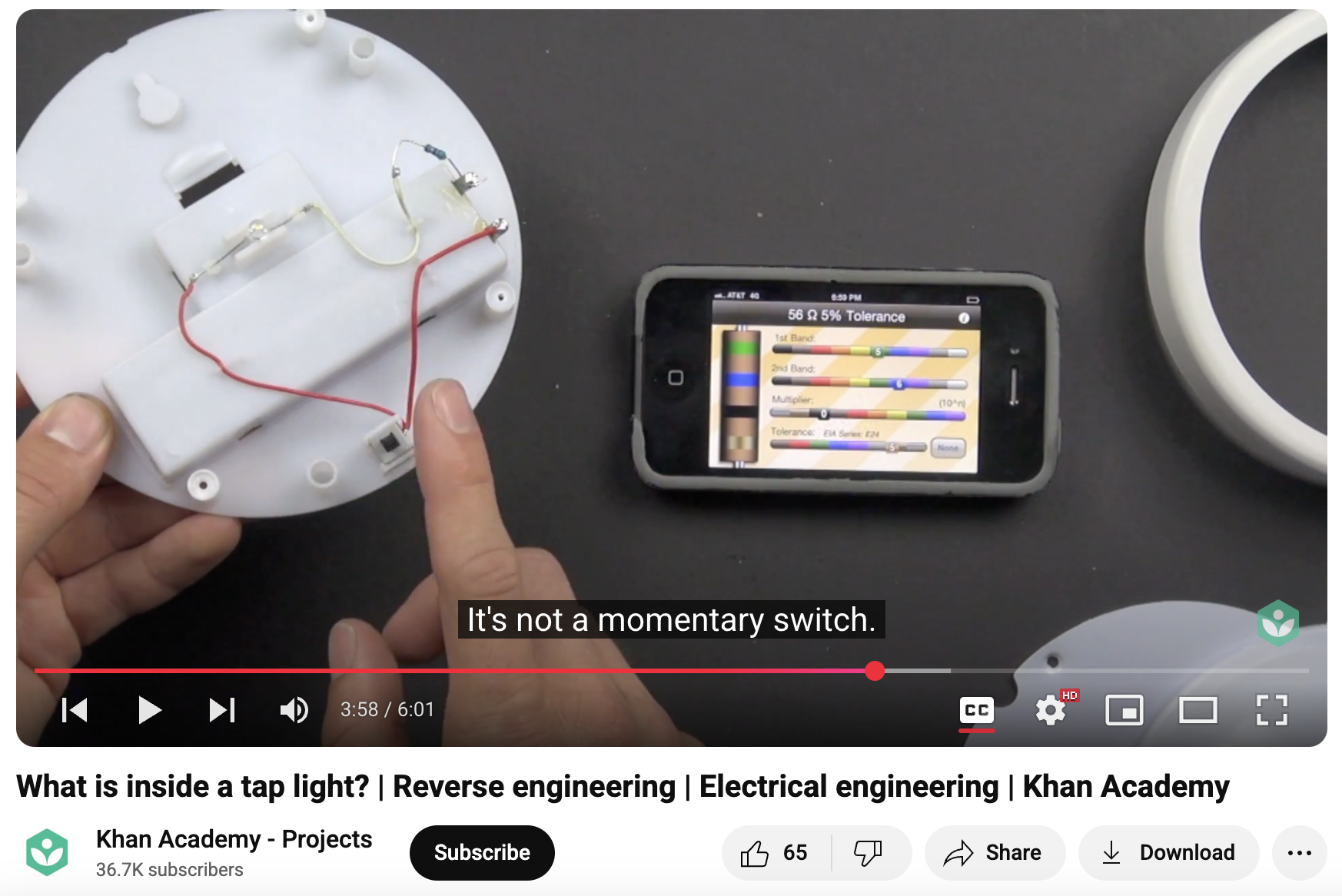What is Inside a Tap Light?, Reverse Engineering, Electrical Engineering Instructional Video