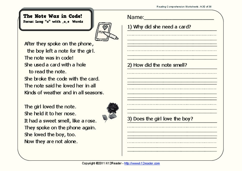 The Note Was in Code! Worksheet
