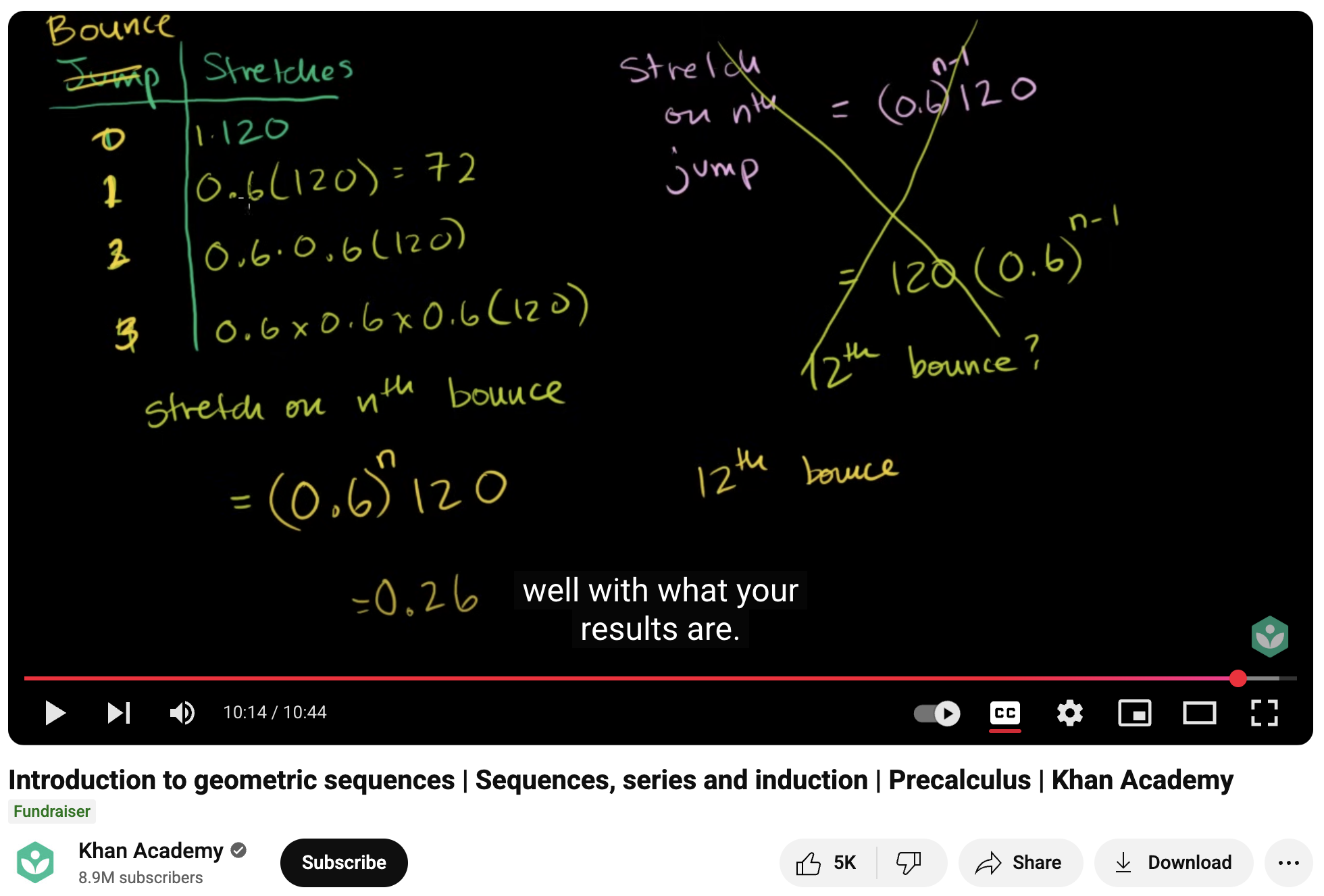 Introduction to Geometric Sequences, Sequences, Series and Induction, Precalculus Instructional Video