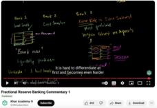 Fractional Reserve Banking Commentary 1 Instructional Video
