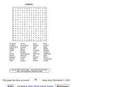 Firefighters Worksheet