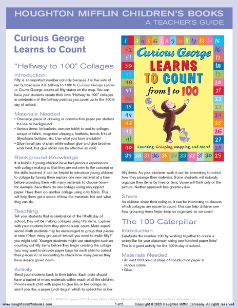 Curious George Learns to Count Activity
