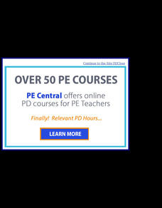 Fitness Race Track Lesson Plan