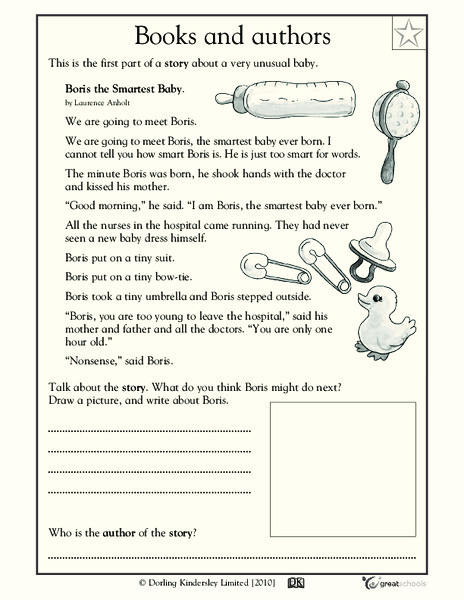 Reading Practice: Boris the Brainiest Baby Worksheet