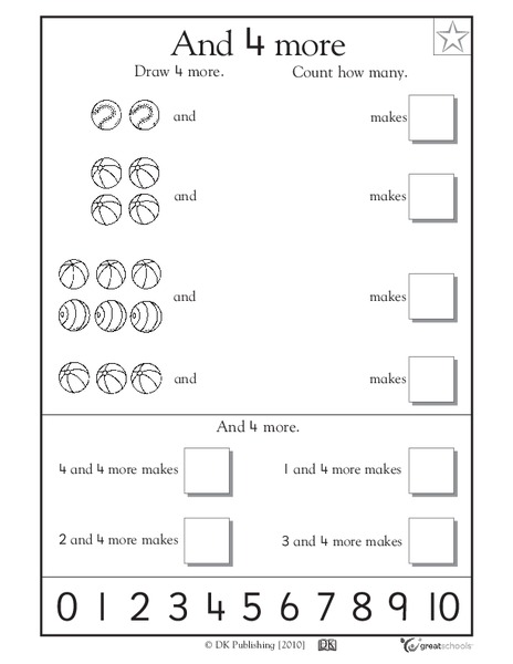And 4 More Makes... Worksheet