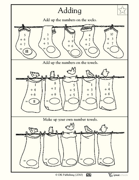Adding it Up! Worksheet