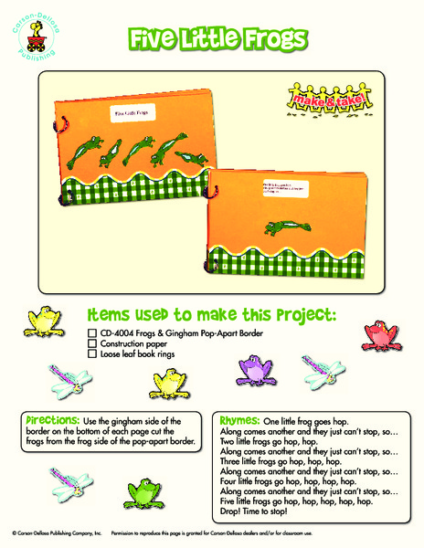 Five Little Frogs Lesson Plan
