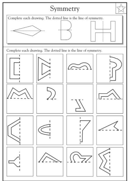 Symmetry Worksheet
