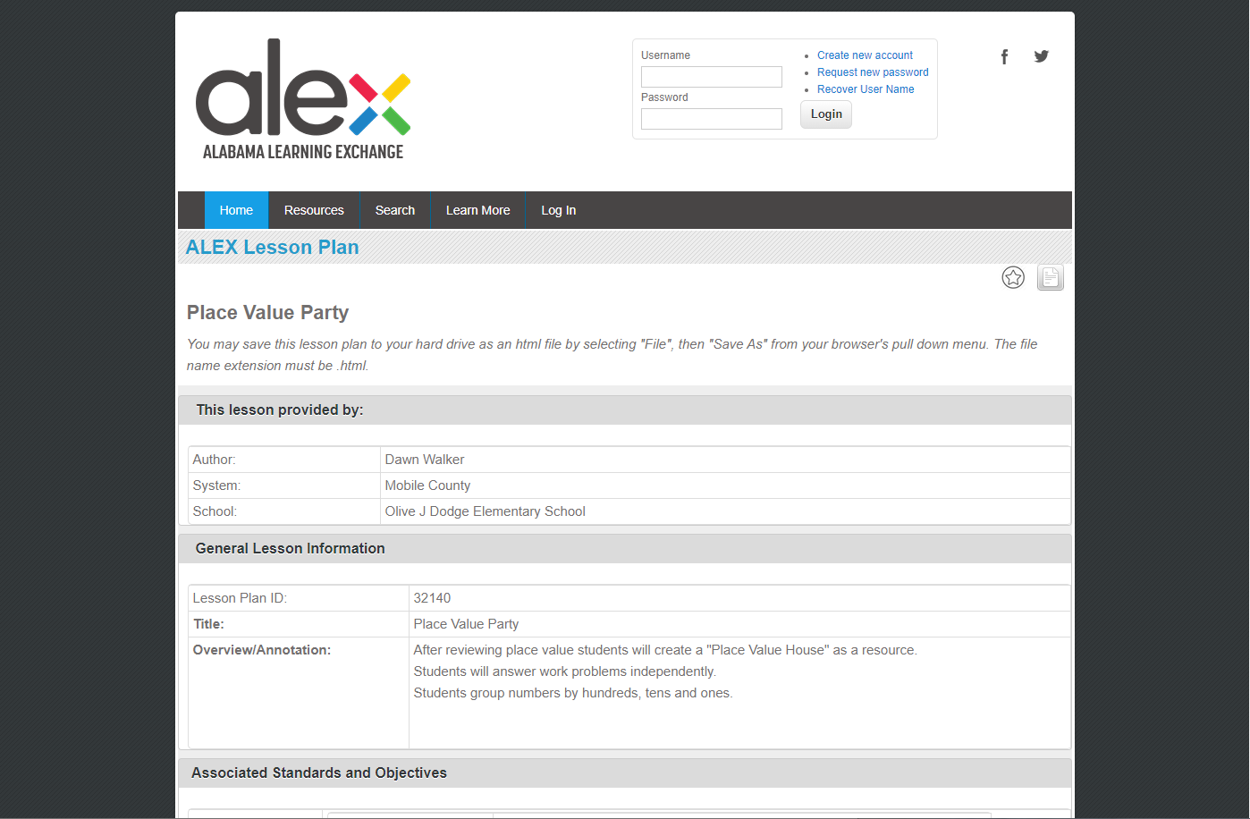 Place Value Party Lesson Plan