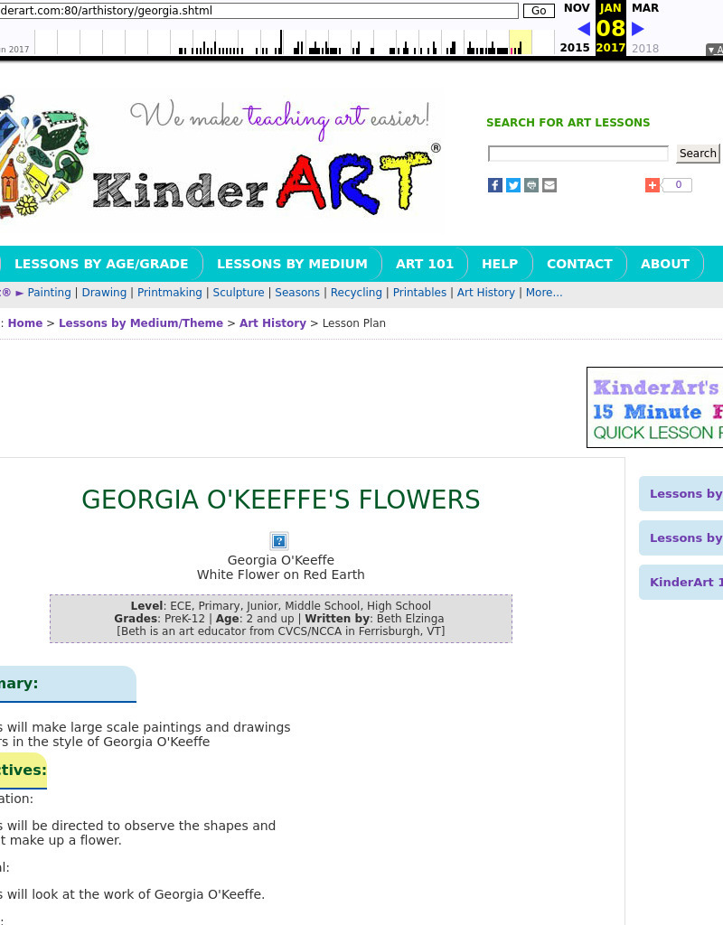 Flowers Galore Lesson Plan