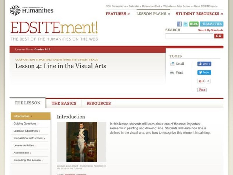 Follow the Leader: Line in the Visual Arts Lesson Plan