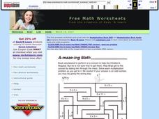 A-maze-ing Math Worksheet