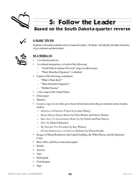 Follow the Leader Lesson Plan