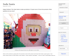 Soda Santa Activity