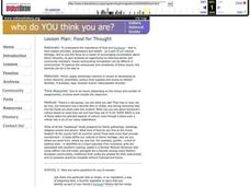 Food for Thought Lesson Plan