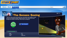 Study Jams! The Senses: Seeing Interactive