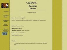 Form and Function Lesson Plan