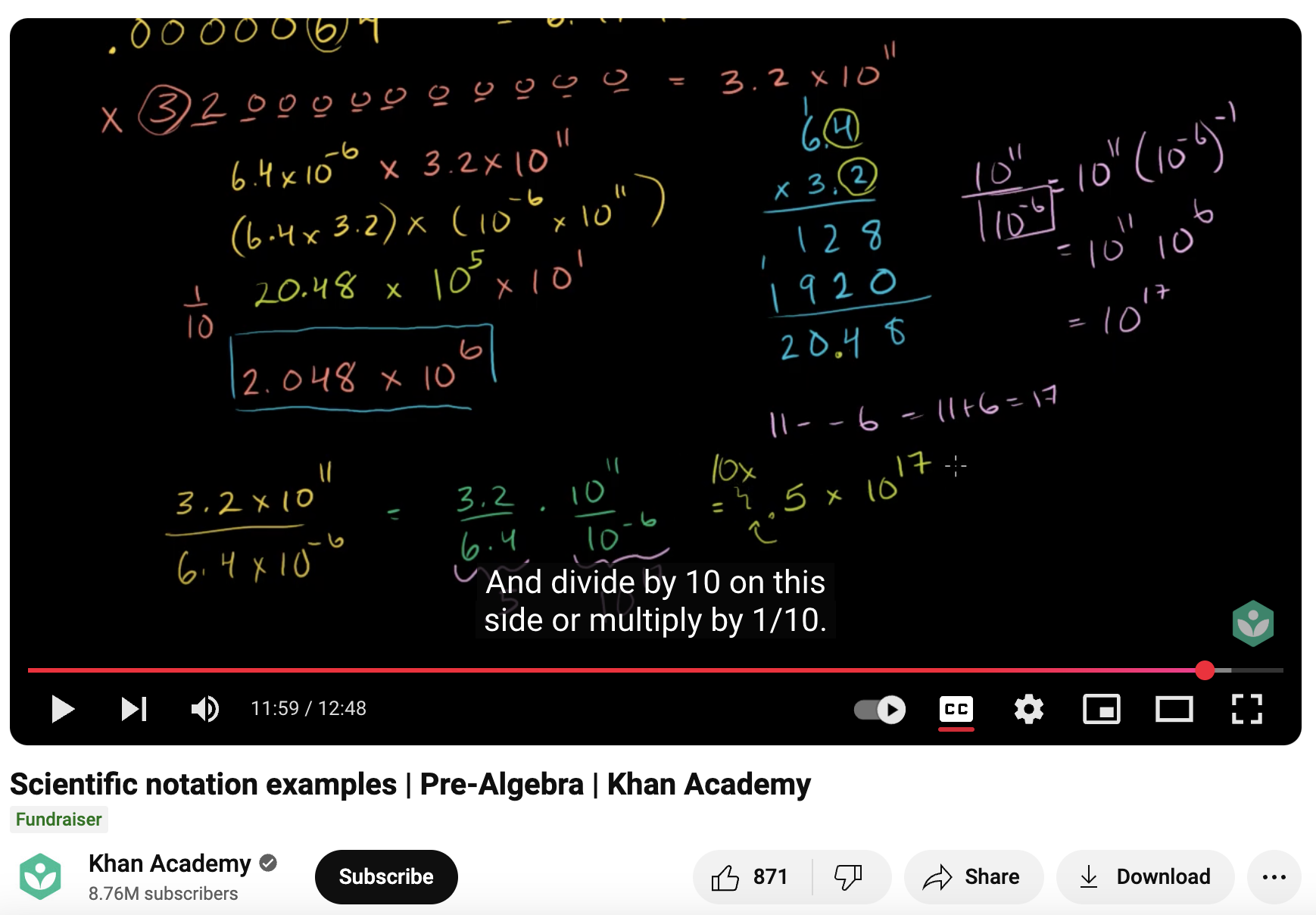 Scientific Notation Examples, Pre-Algebra Instructional Video