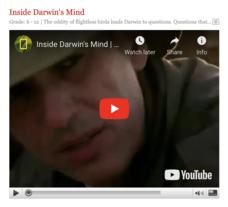 Inside Darwin's Mind Instructional Video