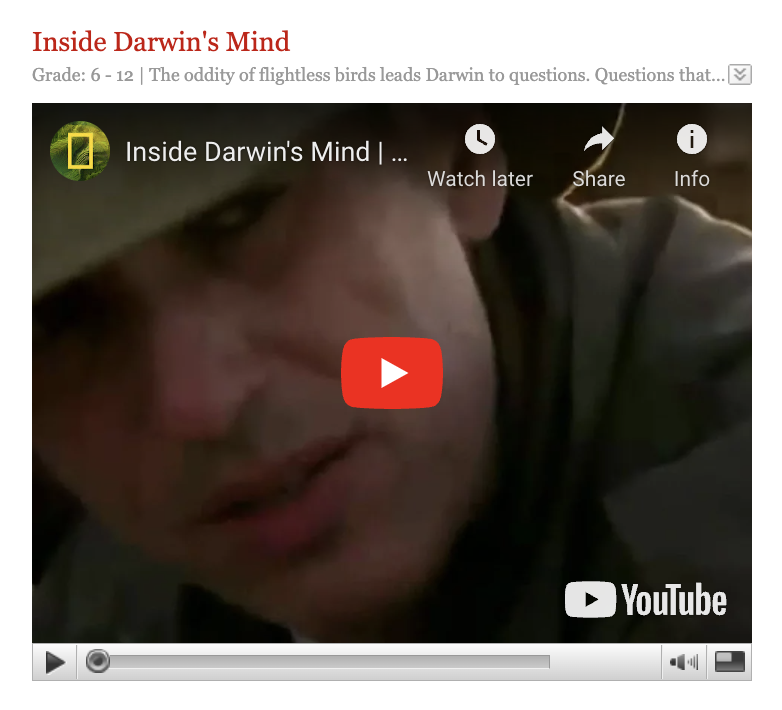 Inside Darwin's Mind Instructional Video