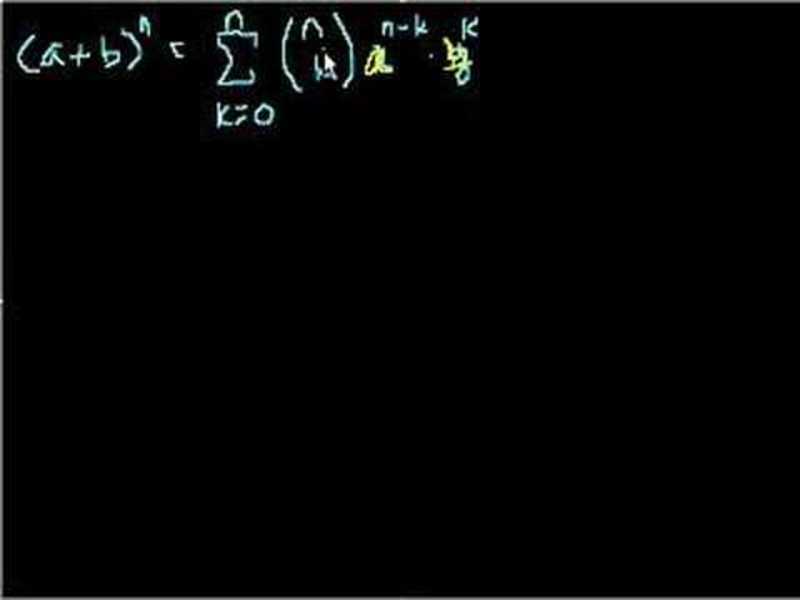 Binomial Theorem (Part 1) Instructional Video