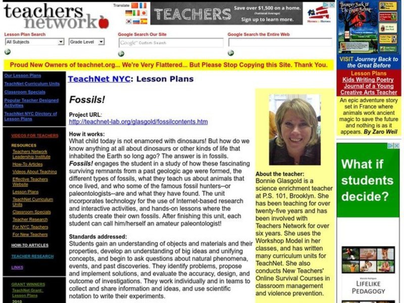 Fossils! Lesson Plan