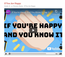 If You Are Happy Instructional Video