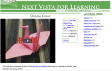 Origami Crane Instructional Video