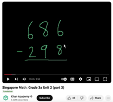 Singapore Math: Grade 3a, Unit 2 (Part 3) Instructional Video
